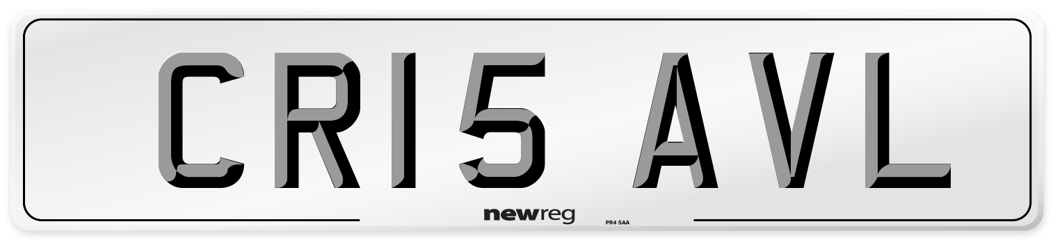 CR15 AVL Number Plate from New Reg